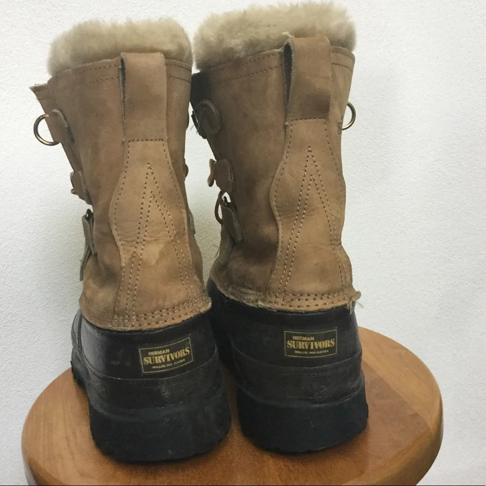 Herman Survivors Vibram Soles Men's Duck Boots 8